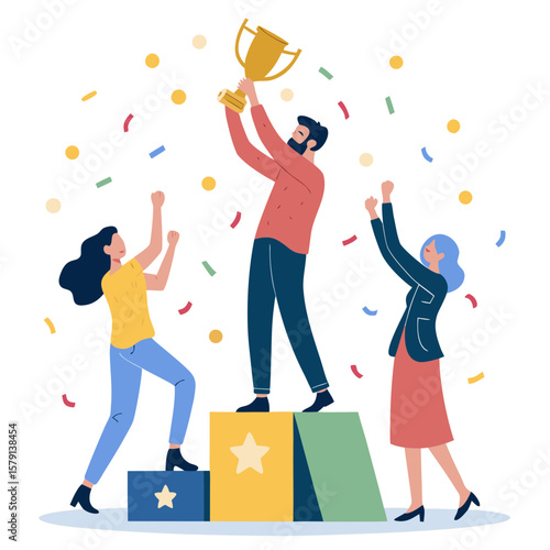 Phenomenal Create Bold Stroke Startup Team Celebrat Professional Quality Premium Serene Peaceful Atmosphere Excellent for Brand Identity Development Digital Marketing Content Creation Creative Asset