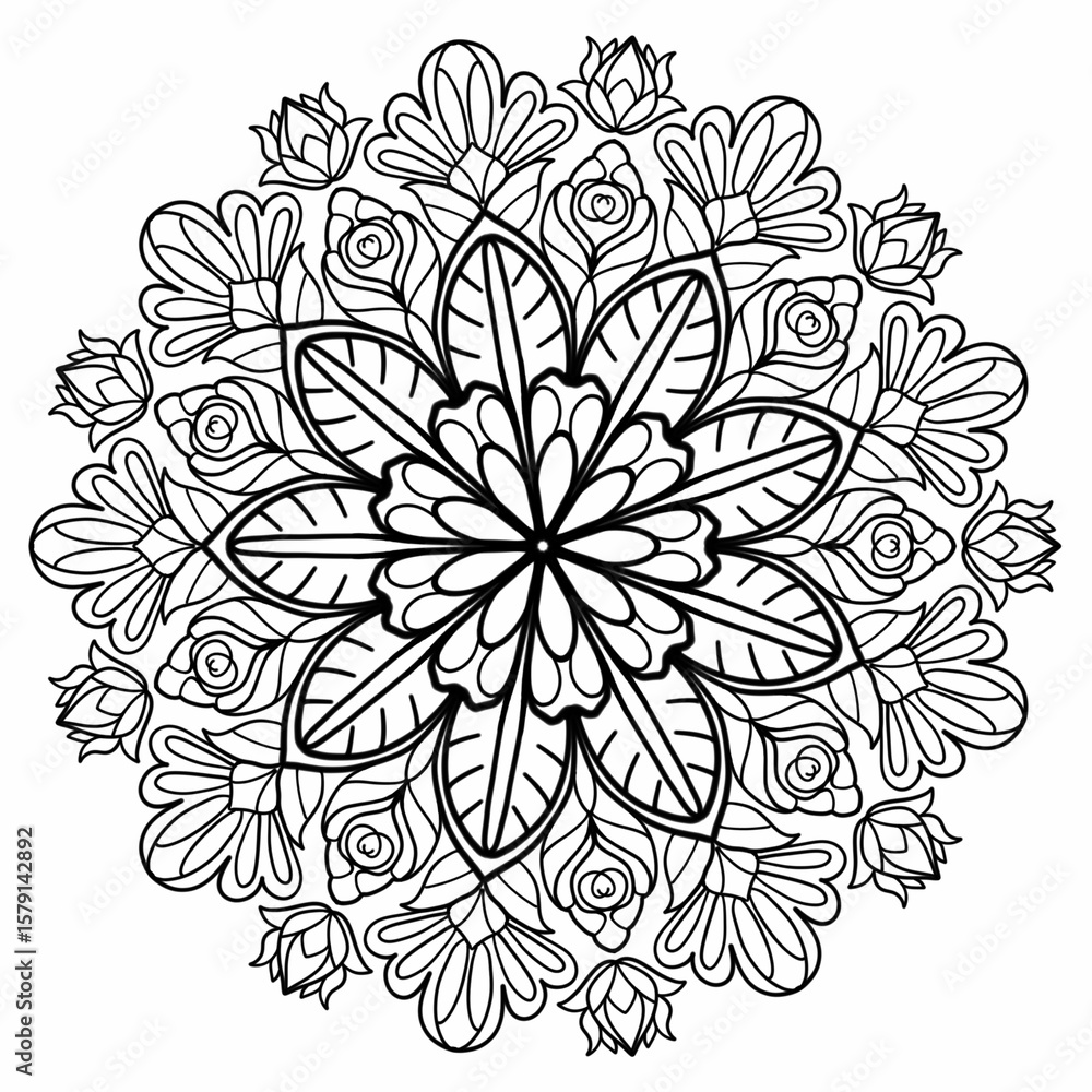 Fototapeta premium Mandala Pattern Designs