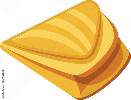 Japanese Sushi Roll Design Graphics Delicious Golden Empanada, Traditional Latin American Pastry, Savory Filling, Crispy Crust, Isolated Illustration, Food Icon,...