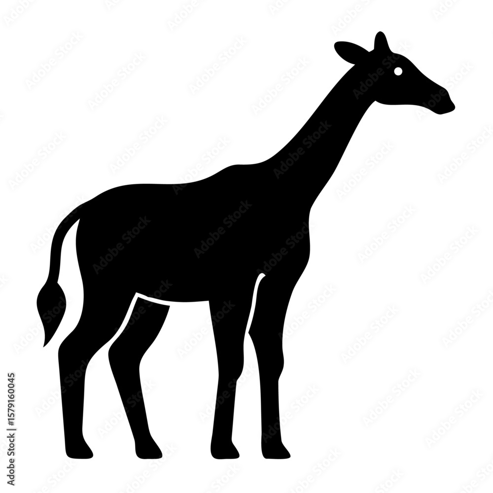 -minimal-giraffe-silhouette-icon--side-view--simpl -minimal-giraffe-silhouette-icon--side-view--simpl