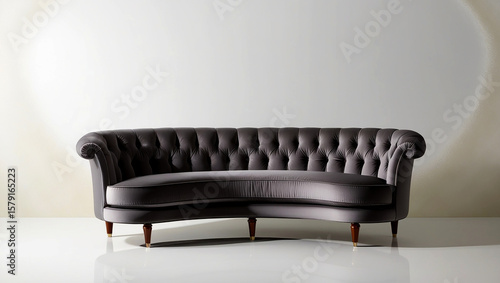stylish comfortable sofa, studio shorts