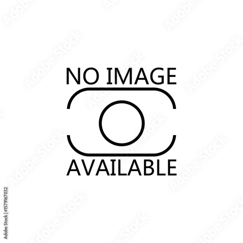 No image available icon isolated on white background