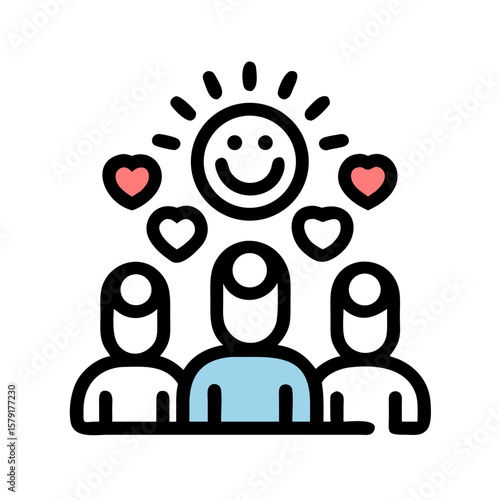 A group of people sharing love and feeling good under the sun