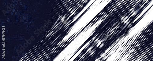 White blue halftone dots gradient pattern grunge texture background. Pop art dots comic sport style vector illustration. eps10