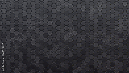 Neutral tech background with hexagonal shapes. Perfect for any futuristic design.