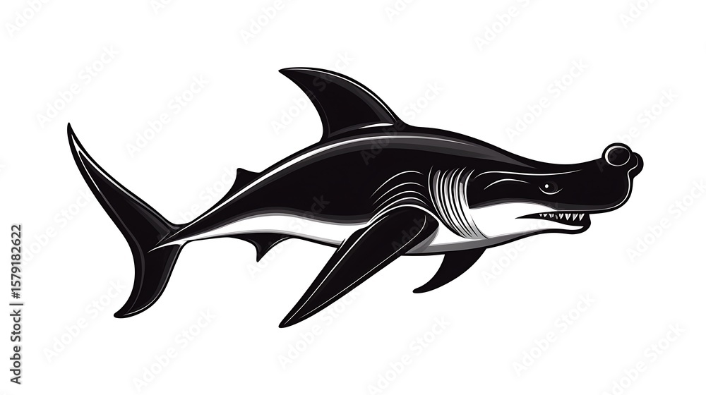 Obraz premium 深淵のハンマーヘッド