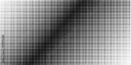 grunge Halftone white and black dots pattern and black gradient grunge texture background. Dotted line comic sport style vector illustration