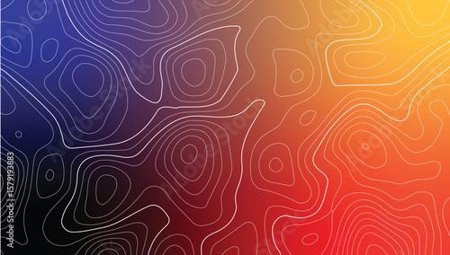 Topography vector background in rustic navigation style, featuring handcrafted topographic lines, explorer-style grid, and natural elevation contours for hiking, outdoor travel, and map-based designs.
