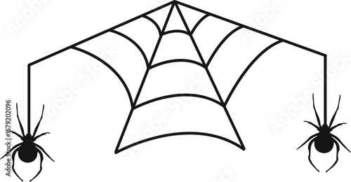 Halloween Spider Web Decoration