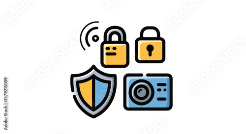 Protecting Data with Cameras and Locks in a Digital Environment