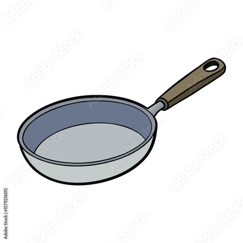 Shiny and sleek, this new silver pan offers even heat distribution and a non-stick surface—perfect for cooking your favorite dishes with style and ease.
