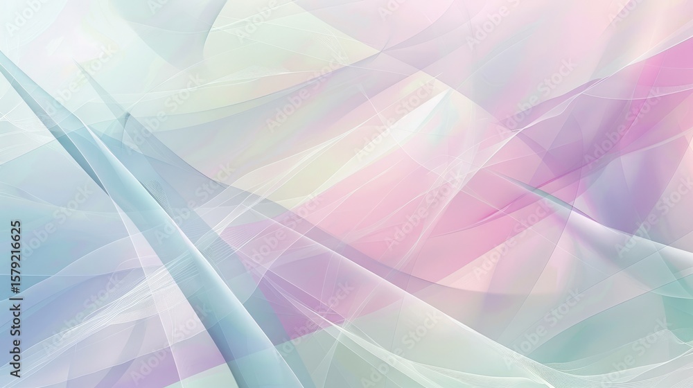 Obraz premium Abstract vivid colorful wave flowing express dreamy texture. Seamless texture vividness pastel swirling convey sense of gentle and soft emotion scene perfect for effect and graphic design. AIG61.