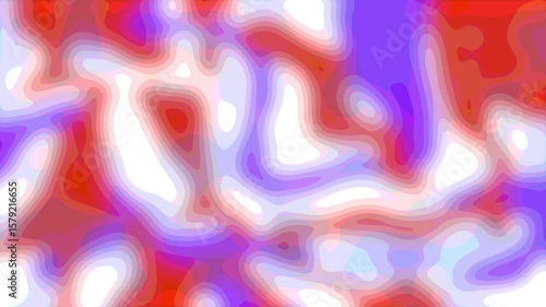 Glowing curvy abstract layered liquid colorful mix loop
