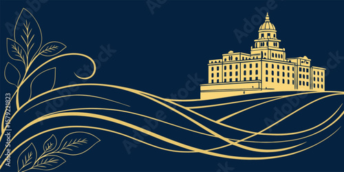 Ancient Asian temples and religious buildings stand as cultural landmarks against the sky, inviting travel and reflecting centuries of history