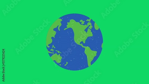 earth globe animation
