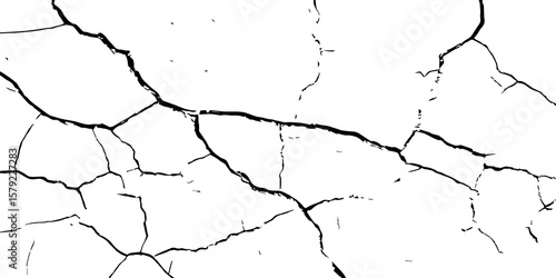 Cracked Earth, Telling a Story of How Nature’s Wrath Has Sculpted a Withered and Worn Terrain Over Centuries-Where Time and Erosion Meet: The Raw and Grunge-Textured Landscape of Dry
