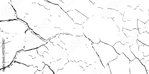 Cracked Earth, Telling a Story of How Nature’s Wrath Has Sculpted a Withered and Worn Terrain Over Centuries-Where Time and Erosion Meet: The Raw and Grunge-Textured Landscape of Dry
