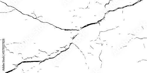 Cracked Earth, Telling a Story of How Nature’s Wrath Has Sculpted a Withered and Worn Terrain Over Centuries-Where Time and Erosion Meet: The Raw and Grunge-Textured Landscape of Dry
