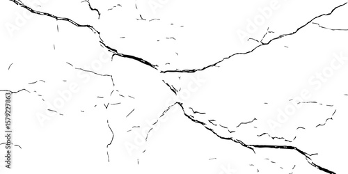 Cracked Earth, Telling a Story of How Nature’s Wrath Has Sculpted a Withered and Worn Terrain Over Centuries-Where Time and Erosion Meet: The Raw and Grunge-Textured Landscape of Dry
