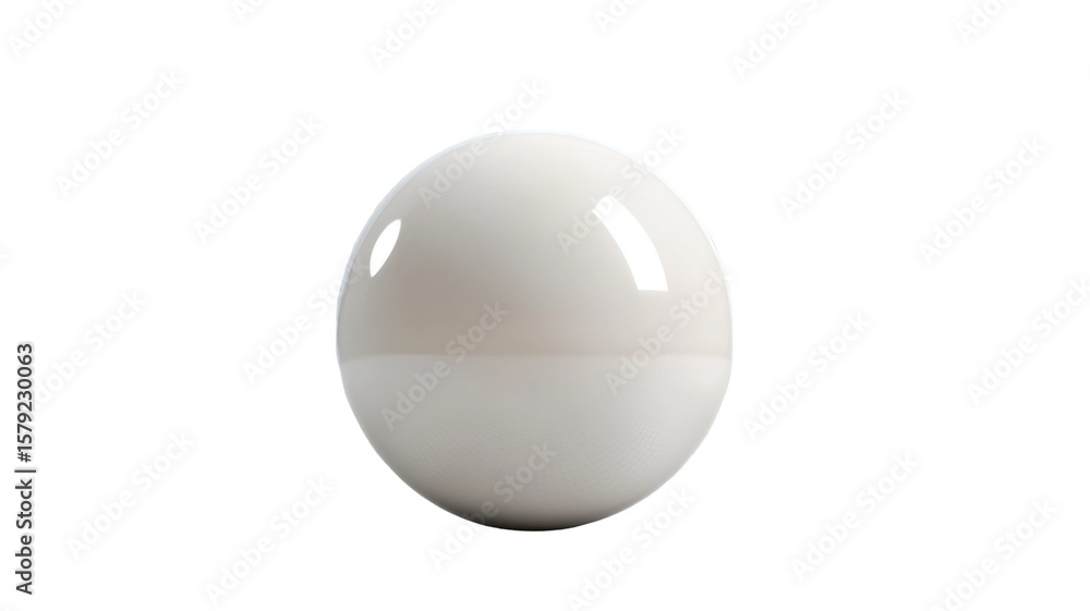 Single White Egg with Smooth Shell Isolated on White Background Single White Egg with Smooth Shell Isolated on White Background