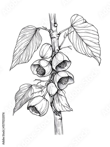 墨絵植物譜