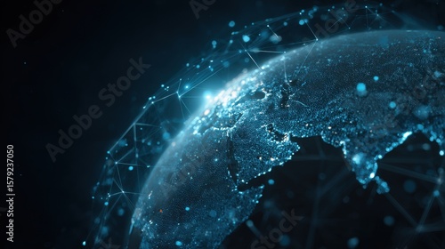 High-quality photo of cybersecurity is vital for businesses globally, employing advanced technology to protect critical data, ensuring robust defense and digital security on a.