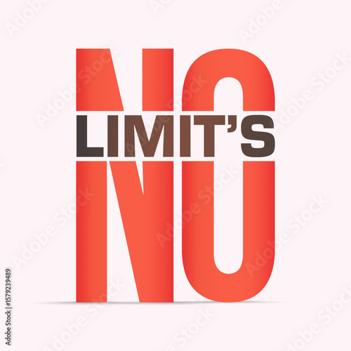 No Limits Vector Design - T Shirt Design