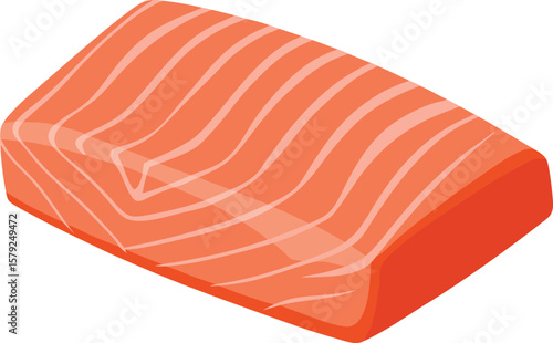 Fresh Produce Basket Collections Fresh Salmon Fillet, Raw Fish, Seafood, Sushi Ingredient, Perfect for Cooking, Healthy Diet, Delicious Meal,...