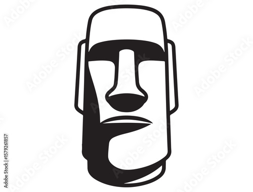 EASTER ISLAND HEAD SILHOUETTE