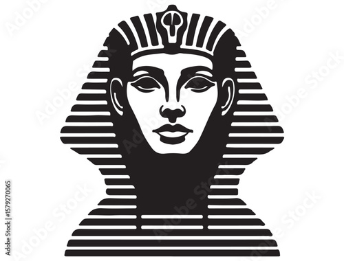 EGYPTIAN SPHINX SILHOUETTE