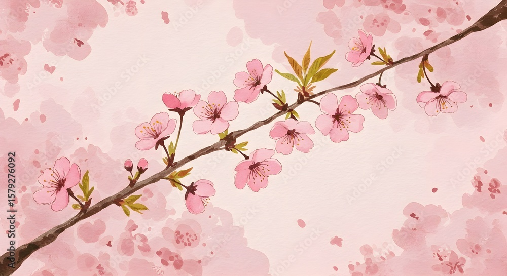 Pink Cherry Blossom Branch
Sakura Flowers on Tree Branch
Delicate Spring Blossoms Close-Up Pink Cherry Blossom Branch
Sakura Flowers on Tree Branch
Delicate Spring Blossoms Close-Up