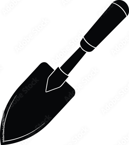 archeologist s trowel on white background.eps
