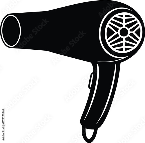 hair dryer machine vector symbol