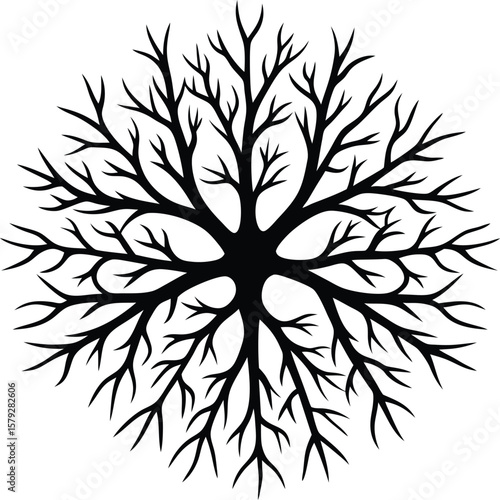 dendrite on white background.eps