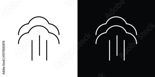 Foto Steam icon vector for web, computer and mobile app