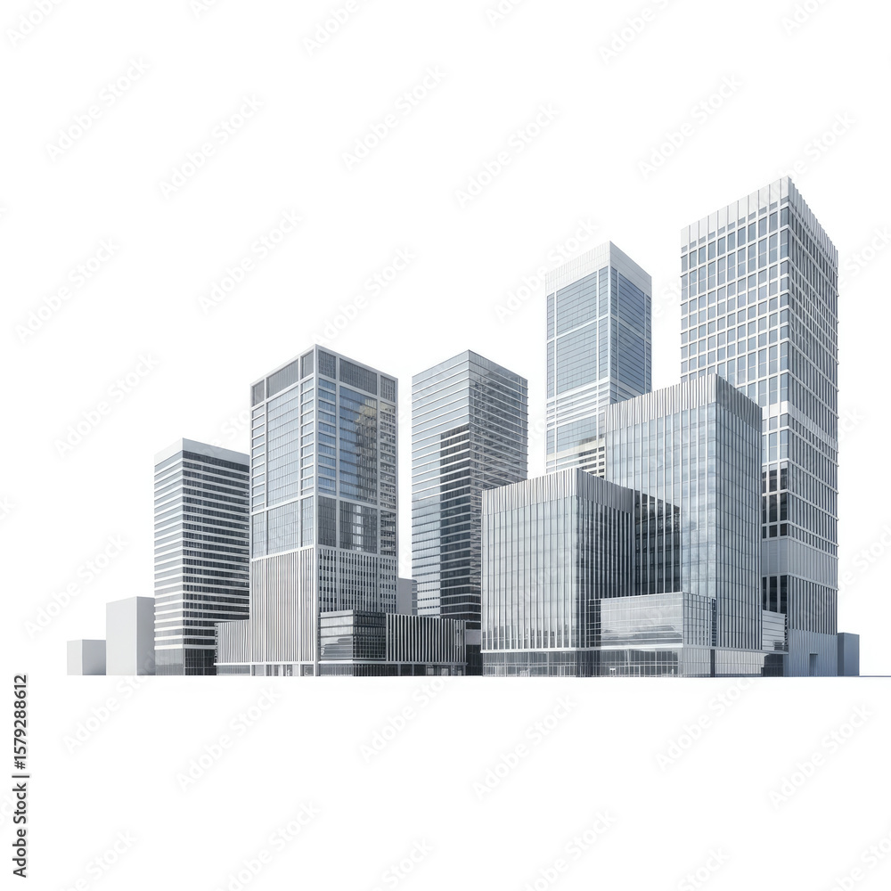 Fototapeta premium modern office buildings