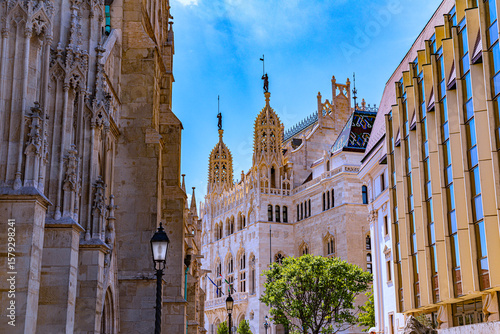 Canvas Print City of Budapest capital of Hungary downtown views