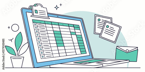Spreadsheet and Data Management Vector