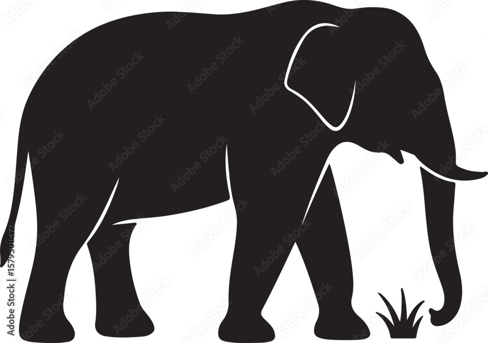 Obraz premium elephant vector art হরিণ
