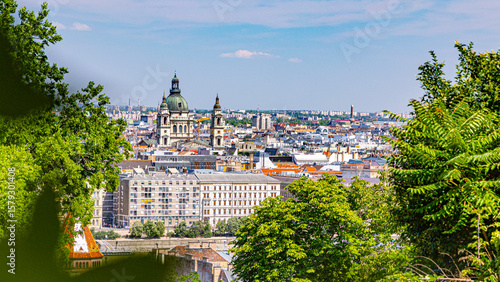 Canvas Print City of Budapest capital of Hungary downtown views