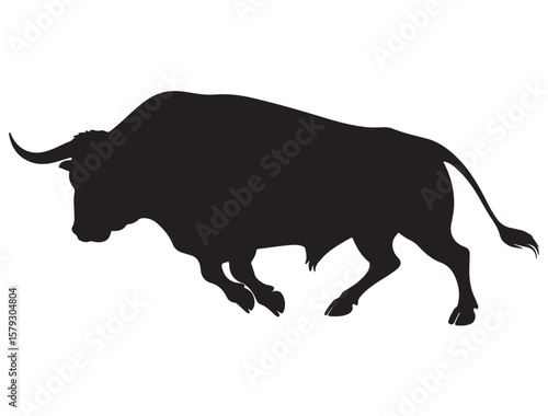 FIGHTING BULL SILHOUETTE