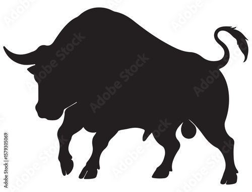 FIGHTING BULL SILHOUETTE