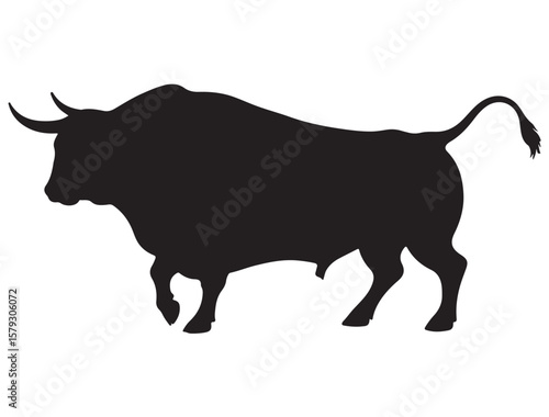 FIGHTING BULL SILHOUETTE