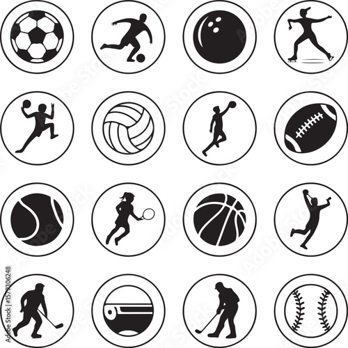 American Football Player Silhouette in Action Pose

Football Helmet and Ball Vector Design

Running Quarterback Silhouette for Sports Design

Black American Football Silhouette Illustration

Team Spor