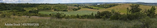 View from Lisci vrch at Muslov near Mikulov, Moravia, Czech republic, Europe
