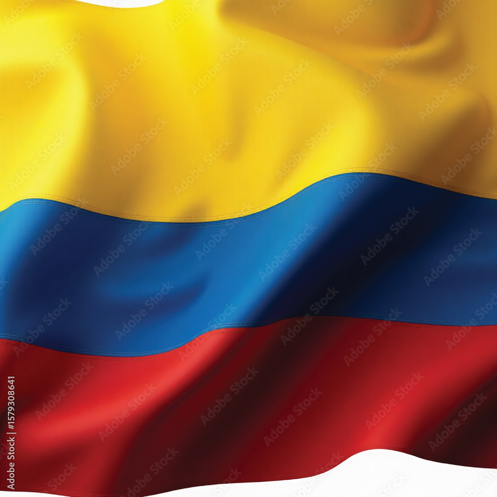 Fototapeta premium flag of colombia