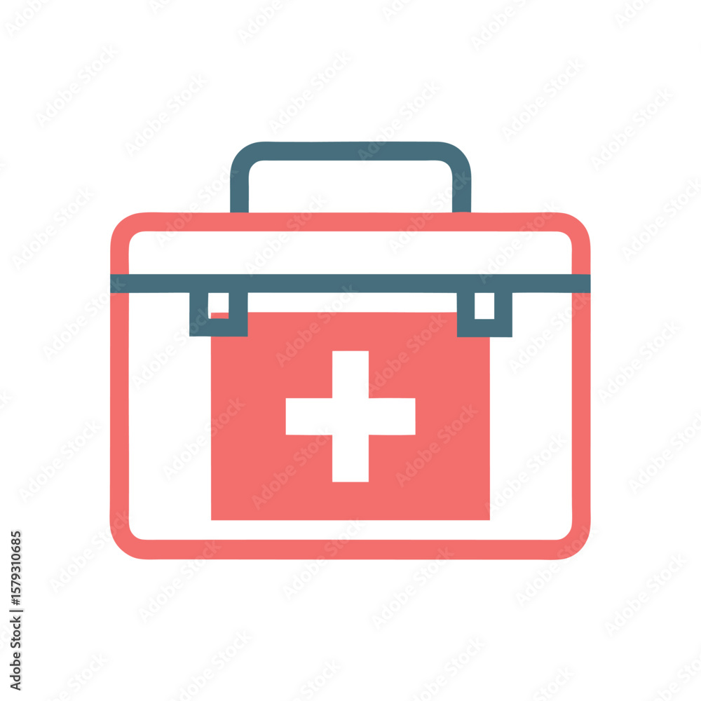 Obraz premium first aid kit icon
