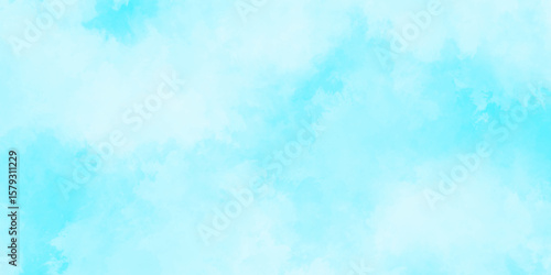 Abstract grunge sky blue soft painted watercolor paint splash. inspiring views of fluffy clouds blue sky background. cloudy blue sky various natural clouds and smoke. morning cloud in the sky.