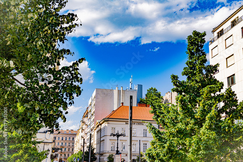 Canvas Print City of Budapest capital of Hungary downtown views