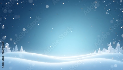 Wallpaper Mural Winter Forest Snowfall Scene Torontodigital.ca